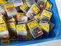 Rotadrill diverse schroeven rvs & messing (100x) - afbeelding 4 van  6