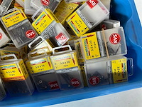 Rotadrill diverse schroeven rvs & messing (100x) - afbeelding 4 van  6