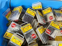 Rotadrill diverse schroeven rvs & messing (100x) - afbeelding 2 van  6