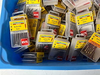 Rotadrill diverse schroeven rvs & messing (100x) - afbeelding 5 van  6