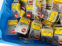 Rotadrill diverse schroeven rvs & messing (100x) - afbeelding 5 van  6