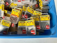 Rotadrill diverse schroeven rvs & messing (100x) - afbeelding 4 van  5