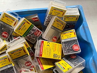 Rotadrill diverse schroeven rvs, messing en verzinkt (100x) - afbeelding 3 van  6
