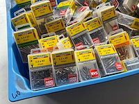 Rotadrill diverse schroeven rvs, messing en verzinkt (100x) - afbeelding 5 van  6