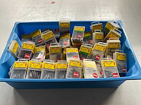 Rotadrill diverse schroeven rvs, messing en verzinkt (100x) - afbeelding 1 van  6