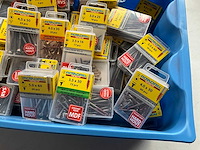 Rotadrill diverse schroeven rvs, messing en verzinkt (100x) - afbeelding 4 van  6