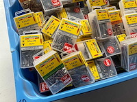 Rotadrill diverse schroeven rvs, messing en verzinkt (100x) - afbeelding 5 van  6
