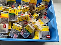 Rotadrill diverse schroeven rvs, messing en verzinkt (100x) - afbeelding 4 van  6