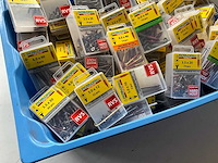 Rotadrill diverse schroeven rvs, messing en verzinkt (100x) - afbeelding 5 van  6