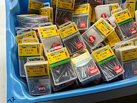 Rotadrill diverse schroeven rvs, messing en verzinkt (100x) - afbeelding 5 van  6