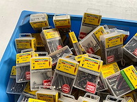 Rotadrill diverse schroeven rvs, messing en verzinkt (100x) - afbeelding 2 van  6