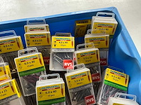 Rotadrill diverse schroeven rvs, messing en verzinkt (100x) - afbeelding 3 van  6