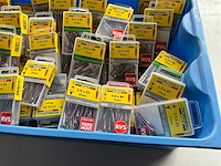 Rotadrill diverse schroeven rvs, messing en verzinkt (100x) - afbeelding 4 van  6