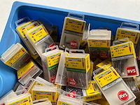 Rotadrill diverse schroeven rvs, messing en verzinkt (100x) - afbeelding 2 van  6