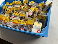 Rotadrill diverse schroeven rvs, messing en verzinkt (100x) - afbeelding 4 van  6