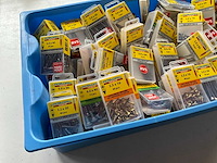 Rotadrill diverse schroeven rvs, messing en verzinkt (100x) - afbeelding 5 van  6