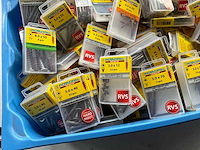 Rotadrill diverse schroeven rvs, messing en verzinkt (100x) - afbeelding 5 van  6