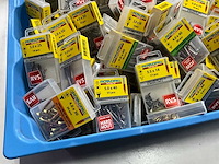 Rotadrill diverse schroeven rvs, messing en verzinkt (100x) - afbeelding 5 van  6