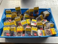 Rotadrill diverse schroeven rvs, messing en verzinkt (100x) - afbeelding 1 van  6