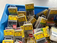 Rotadrill diverse schroeven rvs, messing en verzinkt (100x) - afbeelding 2 van  6