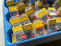 Rotadrill diverse schroeven rvs, messing en verzinkt (100x) - afbeelding 5 van  6