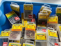 Rotadrill diverse schroeven rvs, messing en verzinkt (100x) - afbeelding 2 van  6