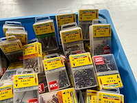 Rotadrill diverse schroeven rvs, messing en verzinkt (100x) - afbeelding 3 van  6