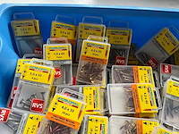 Rotadrill diverse schroeven rvs, messing en verzinkt (100x) - afbeelding 2 van  6