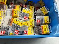 Rotadrill diverse schroeven rvs, messing en verzinkt (100x) - afbeelding 4 van  6