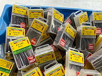 Rotadrill diverse schroeven rvs, messing en verzinkt (100x) - afbeelding 2 van  6