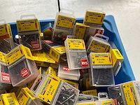 Rotadrill diverse schroeven rvs, messing en verzinkt (100x) - afbeelding 3 van  6