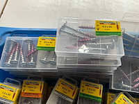 Rotadrill diverse schroeven rvs, messing en verzinkt (55x) - afbeelding 2 van  6