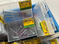 Rotadrill diverse schroeven rvs, messing en verzinkt (55x) - afbeelding 3 van  6