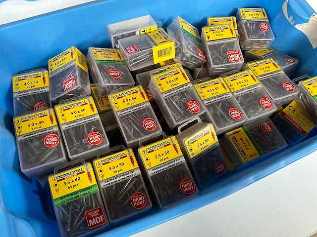 Rotadrill diverse schroeven rvs & verzinkt (50x) - afbeelding 6 van  6