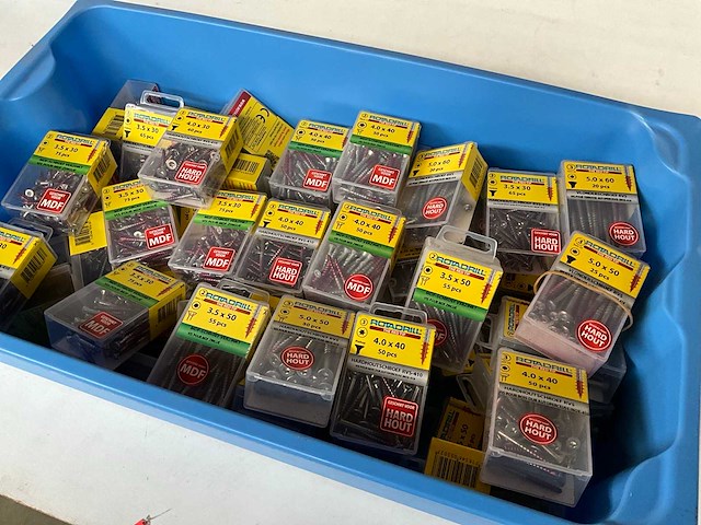 Rotadrill diverse schroeven rvs & verzinkt (50x) - afbeelding 6 van  6