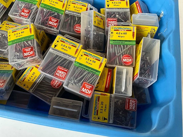 Rotadrill diverse schroeven rvs & verzinkt (50x) - afbeelding 4 van  6