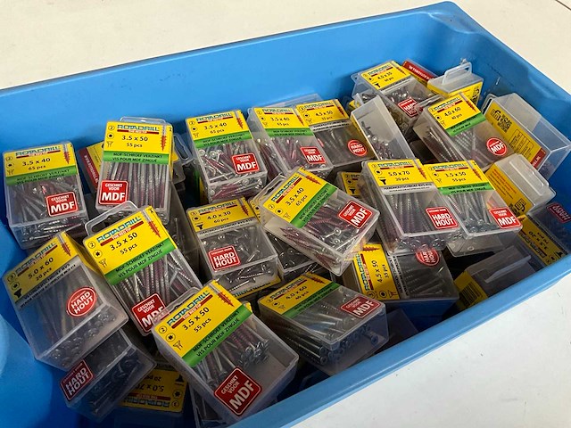 Rotadrill diverse schroeven rvs & verzinkt (50x) - afbeelding 6 van  6