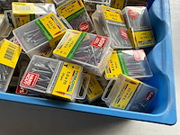 Rotadrill diverse schroeven rvs, verzinkt en messing (100x) - afbeelding 4 van  6