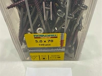 Rotadrill hardhoutschroef 5 x 72 mm rvs torx - afbeelding 1 van  3
