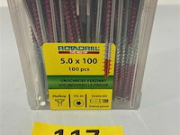 Rotadrill houtschroef 5x100 100 stuks - afbeelding 1 van  3