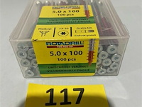 Rotadrill houtschroef 5x100 100 stuks - afbeelding 3 van  3
