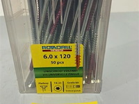 Rotadrill houtschroef 6x120 50 stuks - afbeelding 1 van  3