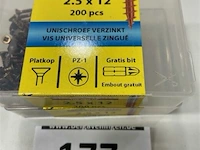 Rotadrill houtschroef pz-1 2,5 x 12 400 stuks - afbeelding 3 van  3