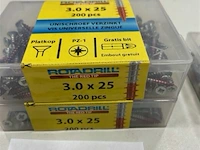 Rotadrill houtschroef pz-1 3 x 25 400 stuks - afbeelding 1 van  3