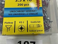 Rotadrill houtschroef pz-1 3,5 x 16 400 stuks - afbeelding 3 van  3