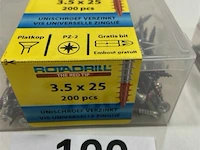 Rotadrill houtschroef pz-2 3,5 x 25 200 stuks - afbeelding 2 van  3