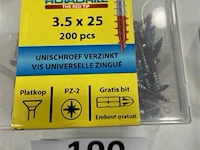 Rotadrill houtschroef pz-2 3,5 x 25 200 stuks - afbeelding 3 van  3