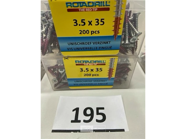 Rotadrill houtschroef pz-2 3,5 x 35 400 stuks - afbeelding 1 van  3