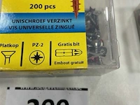 Rotadrill houtschroef pz-2 4 x 20 200 stuks - afbeelding 3 van  3