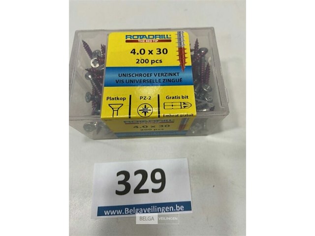 Rotadrill houtschroef pz-2 4 x 30 200 stuks - afbeelding 3 van  3